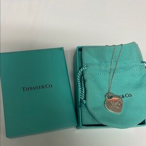 Tiffany & Co. Silver Heart Necklace
